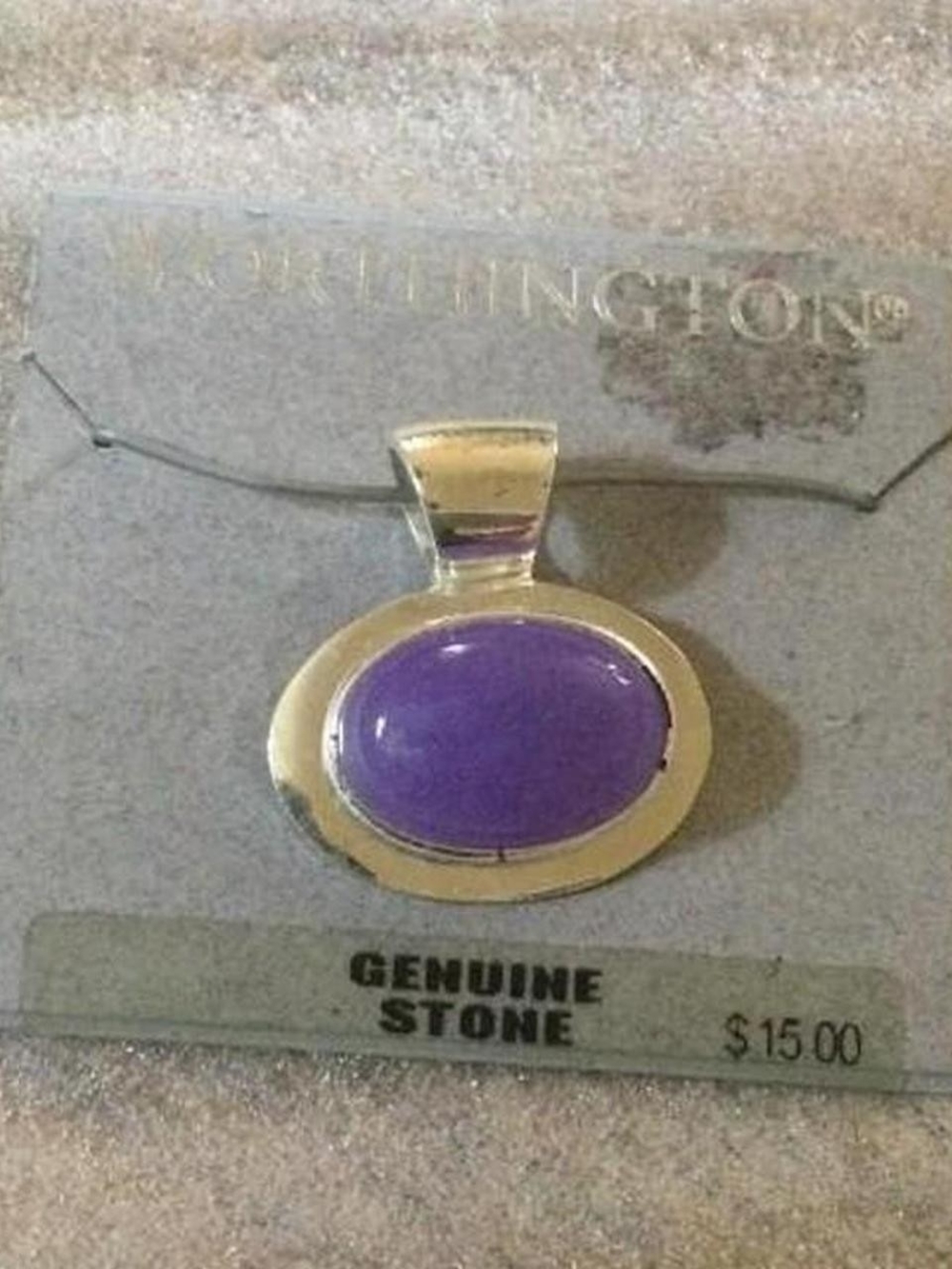 Purple Roman Pendant